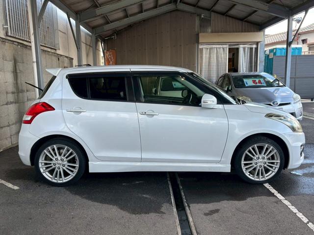 スイフトスポーツ ベースグレード 1年保証 社外ナビ Bカメラ ワンセグTV ETC スマートキー プッシュスタート 6速MT 純正ホイール クルーズコントロール(37枚目)