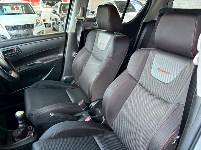 スイフトスポーツ ベースグレード 1年保証 社外ナビ Bカメラ ワンセグTV ETC スマートキー プッシュスタート 6速MT 純正ホイール クルーズコントロール(39枚目)