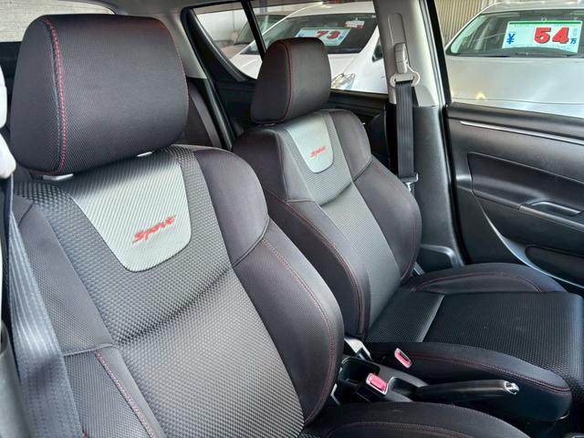 スイフトスポーツ ベースグレード 1年保証 社外ナビ Bカメラ ワンセグTV ETC スマートキー プッシュスタート 6速MT 純正ホイール クルーズコントロール(41枚目)