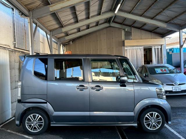 Ｎ－ＢＯＸカスタム Ｇ・Ｌパッケージ　１年保証　純正ナビ　Ｂカメラ　ワンセグ　ドラレコ前　プッシュスタート　片側パワースライドドア（5枚目）