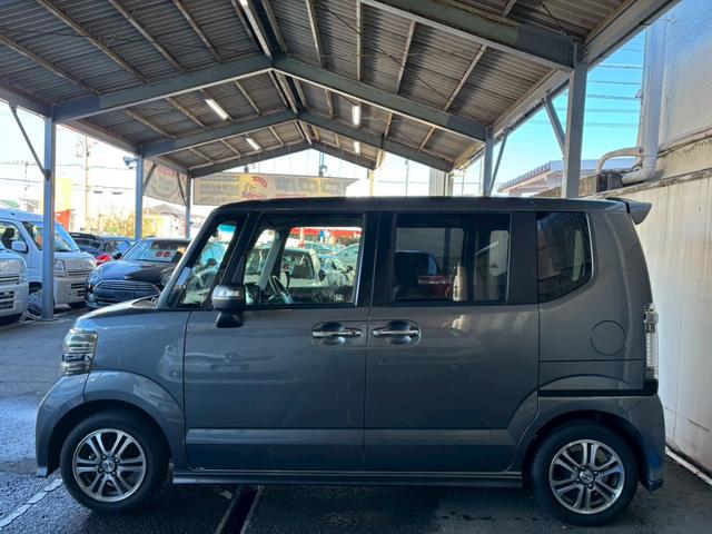 Ｎ－ＢＯＸカスタム Ｇ・Ｌパッケージ　１年保証　純正ナビ　Ｂカメラ　ワンセグ　ドラレコ前　プッシュスタート　片側パワースライドドア（6枚目）