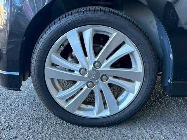 ムーヴ カスタム　ＲＳ　１年保証　社外ナビ　フルセグＴＶ　ＥＴＣ　純正１６インチアルミホイール　プッシュスタート　運転席シートリフター　プライバシーガラス　オートヘッドライト　ＭＯＭＯ製革巻きステアリング（46枚目）