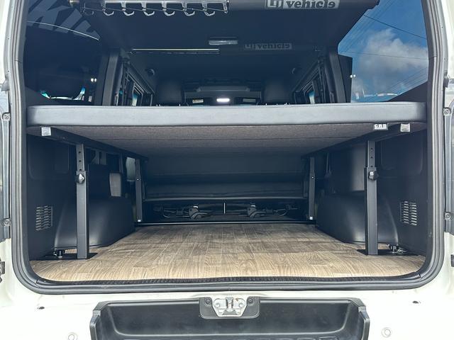 ハイエースバン スーパーＧＬ　ダークプライムＩＩ　ローダウン仕様／社外アルミホイール／ベッドキット付き／車中泊／カスタム車両／ガソリン車／両側スライドドア／シートカバー／パールホワイト車両（66枚目）