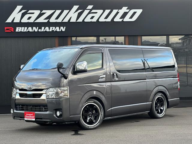 ハイエースバン スーパーＧＬ　ダークプライムＩＩ　ローダウン仕様／ＫＢＲＡＣＩＮＧ／カスタム車両／ベッドキット付き／ディーゼル車／車中泊／ヴィンテージ仕様／両側パワースライドドア（2枚目）