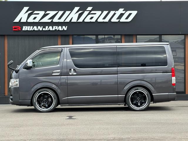 ハイエースバン スーパーＧＬ　ダークプライムＩＩ　ローダウン仕様／ＫＢＲＡＣＩＮＧ／カスタム車両／ベッドキット付き／ディーゼル車／車中泊／ヴィンテージ仕様／両側パワースライドドア（20枚目）