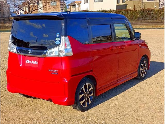 ソリオバンディット ハイブリッドMV SDナビ フルセグTV 全方位カメラ スマートキー LEDヘッドライト 衝突軽減ブレーキ 片側パワスラ シートヒーター Bluetooth クルコン 純正15インチアルミ ETC(9枚目)