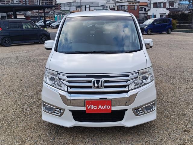 ステップワゴンスパーダ Z SDナビ フルセグTV リアカメラ スマートキー HIDヘッドライト 両側パワスラ Bluetooth 純正16インチアルミ ETC(3枚目)