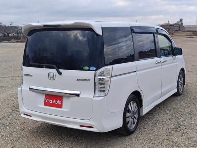 ステップワゴンスパーダ Z SDナビ フルセグTV リアカメラ スマートキー HIDヘッドライト 両側パワスラ Bluetooth 純正16インチアルミ ETC(13枚目)