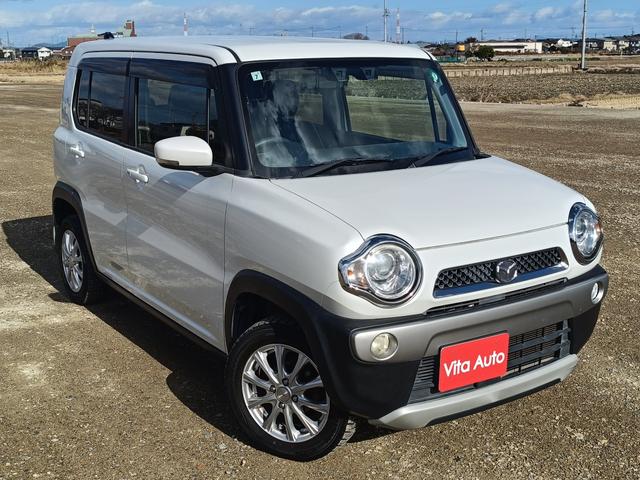 フレアクロスオーバー XS SDナビ フルセグTV スマートキー HIDヘッドライト 衝突軽減ブレーキ 前後ドラレコ シートヒーター Bluetooth 社外14インチアルミ(2枚目)