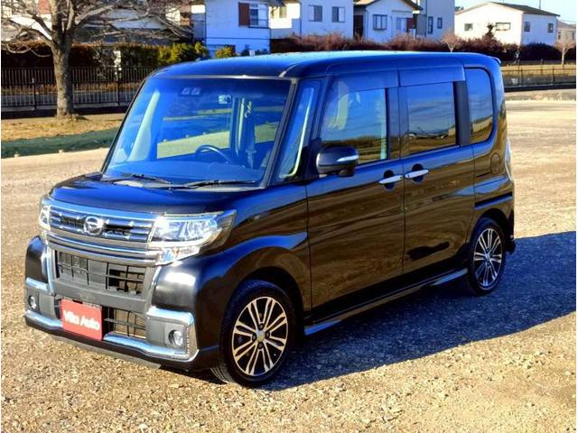 タント カスタムＲＳ　トップエディションＳＡＩＩＩ　ＳＤナビ　フルセグＴＶ　リアカメラ　スマートキー　ＬＥＤヘッドライト　衝突軽減ブレーキ　両側パワスラ　前ドラレコ　Ｂｌｕｅｔｏｏｔｈ　純正１５インチアルミ（5枚目）