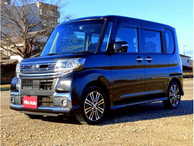 タント カスタムＲＳ　トップエディションＳＡＩＩＩ　ＳＤナビ　フルセグＴＶ　リアカメラ　スマートキー　ＬＥＤヘッドライト　衝突軽減ブレーキ　両側パワスラ　前ドラレコ　Ｂｌｕｅｔｏｏｔｈ　純正１５インチアルミ（6枚目）
