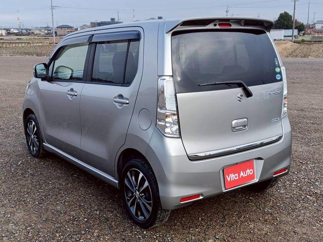 ワゴンＲスティングレー Ｔ　メモリーナビ　フルセグＴＶ　ＨＩＤヘッドライト　衝突軽減ブレーキ　前ドラレコ　シートヒーター　Ｂｌｕｅｔｏｏｔｈ　クルコン　純正１５インチアルミ　ＥＴＣ（8枚目）