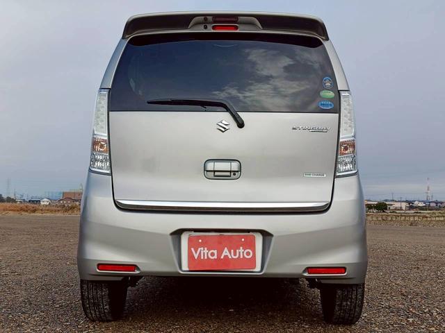 ワゴンＲスティングレー Ｔ　メモリーナビ　フルセグＴＶ　ＨＩＤヘッドライト　衝突軽減ブレーキ　前ドラレコ　シートヒーター　Ｂｌｕｅｔｏｏｔｈ　クルコン　純正１５インチアルミ　ＥＴＣ（11枚目）