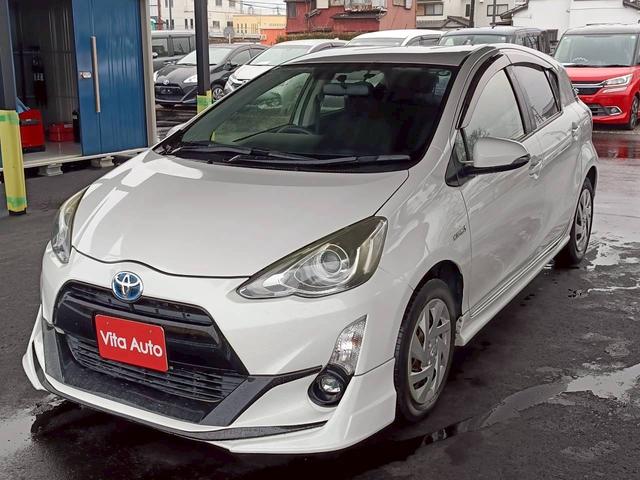 アクア Ｓ　メモリーナビ　フルセグＴＶ　リアカメラ　スマートキー　ＬＥＤヘッドライト　Ｂｌｕｅｔｏｏｔｈ　純正１５インチ鉄　ＥＴＣ（8枚目）