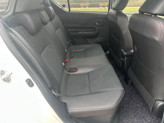 アクア Ｇブラックソフトレザーセレクション　ＳＤナビ　フルセグＴＶ　リアカメラ　スマートキー　ＬＥＤヘッドライト　衝突軽減ブレーキ　前後ドラレコ　シートヒーター　Ｂｌｕｅｔｏｏｔｈ　クルコン　純正１５インチ鉄　ＥＴＣ（24枚目）