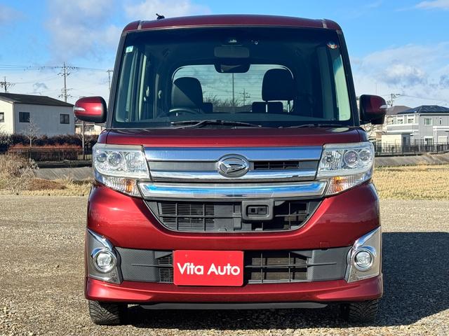 タント カスタムＲＳ　トップエディションＳＡＩＩ　ＳＤナビ　フルセグＴＶ　リアカメラ　スマートキー　ＬＥＤヘッドライト　衝突軽減ブレーキ　両側パワスラ　Ｂｌｕｅｔｏｏｔｈ　純正１５インチアルミ　ＥＴＣ（3枚目）