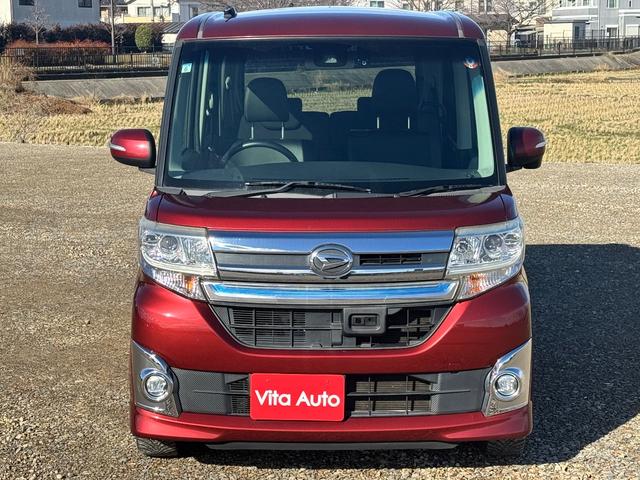 タント カスタムＲＳ　トップエディションＳＡＩＩ　ＳＤナビ　フルセグＴＶ　リアカメラ　スマートキー　ＬＥＤヘッドライト　衝突軽減ブレーキ　両側パワスラ　Ｂｌｕｅｔｏｏｔｈ　純正１５インチアルミ　ＥＴＣ（4枚目）