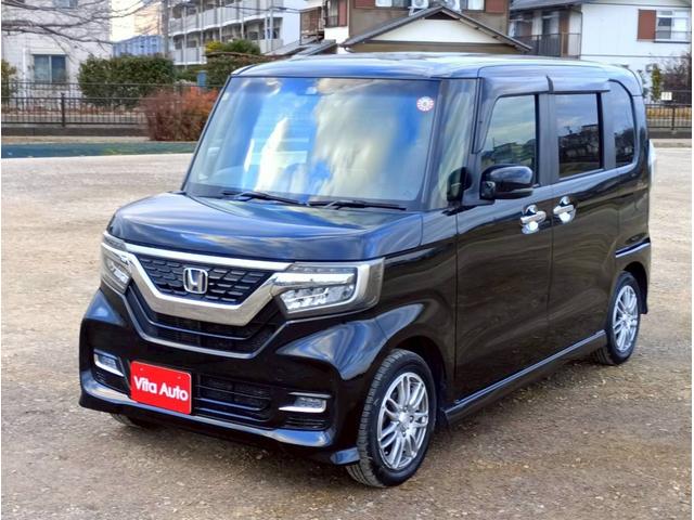 Ｎ－ＢＯＸカスタム Ｇ・Ｌホンダセンシング　ＳＤナビ　フルセグＴＶ　リアカメラ　スマートキー　ＬＥＤヘッドライト　衝突軽減ブレーキ　片側パワスラ　Ｂｌｕｅｔｏｏｔｈ　ＡＣＣ　社外１４インチアルミ　ＥＴＣ（6枚目）