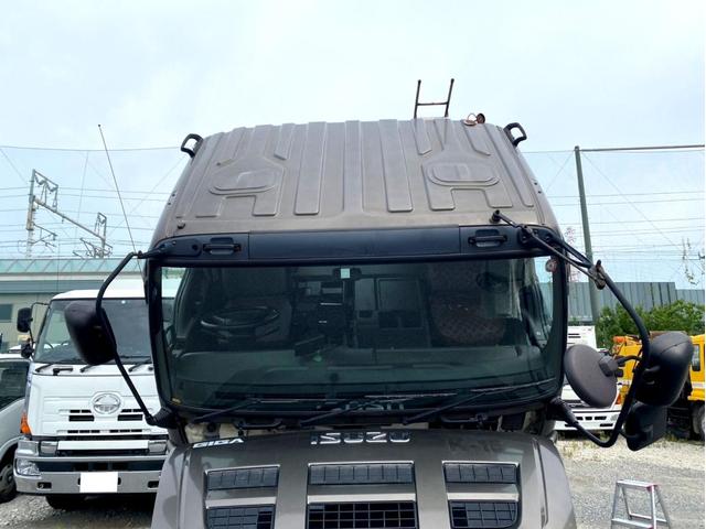 ギガ 　コンクリートミキサー　カヤバ　Ｍ４４　ドラム容量８．７？　混合容量１０５６０ｋｇ　いすゞ自動車ディーラーエンジン載せ替え済６ＵＺ１リビルト　電動ホッパーカバー　アドブルー　ＥＴＣ（49枚目）