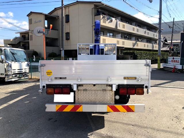 ファイター 　平ボディ　増トンタダノ　５段クレーン　フックイン　２．９３ｔ吊　ラジコン付　後輪エアサス　アルミブロック　リターダ付　２７０馬力　バックモニター　ベッド付　アドブルー　荷台内寸：５５９　２２２／ｃｍ（5枚目）