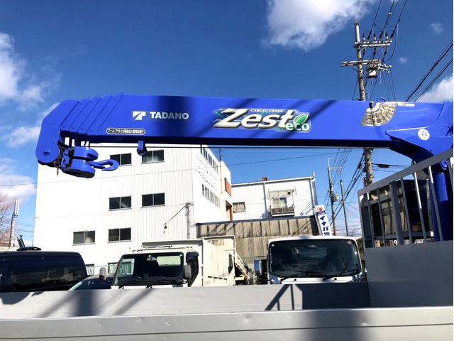 ファイター 　平ボディ　増トンタダノ　５段クレーン　フックイン　２．９３ｔ吊　ラジコン付　後輪エアサス　アルミブロック　リターダ付　２７０馬力　バックモニター　ベッド付　アドブルー　荷台内寸：５５９　２２２／ｃｍ（17枚目）