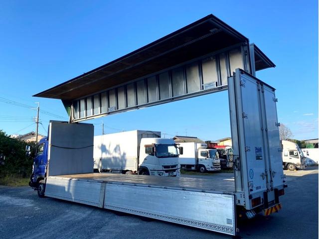 ギガ 　アルミウイング　後輪エアサス　日本トレクス　ラッシングレール２段　荷台内寸：長さ９６１幅２４０高さ２６４　最大積載量：１３，８００Ｋｇ　３８０馬力　２デフ　バックモニター　ヘッド付き　アドブルー（14枚目）