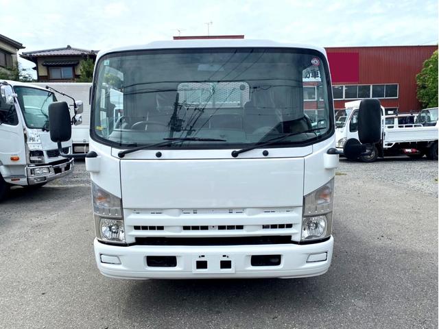 エルフトラック Ｗキャブロングフルフラットローダンプ　ワイド　ロングボディ　１５０馬力　ターボ　準中型５ｔ未満　ＥＴＣ　荷台内寸：４３６　２０８／ｃｍ（5枚目）