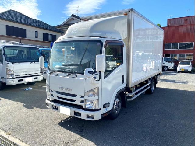 エルフトラック ロング　アルミバンＰＧ　標準ロング　ＴＫＧ－ＮＭＲ８５ＡＮ　パブコ　新明和工業　床下格納パワーゲート　ラジコン付き　ラッシングレール３段　バックモニター　ＥＴＣ２．０　スペアタイヤ（2枚目）