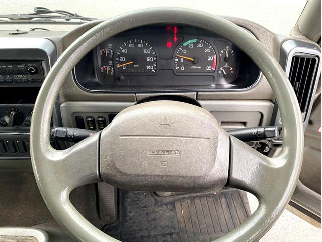 ファイター 　平成１７年　三菱ふそうファイター　平ボディ荷台鉄板荷台内寸　：　５７６　２１５／ｃｍ　積載量　：　３８５０ｋｇ２１０馬力スペアタイヤ（35枚目）