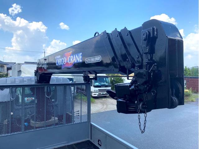 フォワード 　平ボディ　クレーン付　タダノ４段クレーン　ＥＳ２４０４　フックイン　２．９３ｔ吊　荷台内寸：５４８　２１７／ｃｍ　最大積載量：２９００ｋｇ　全塗装済　スペアタイアヤ（9枚目）
