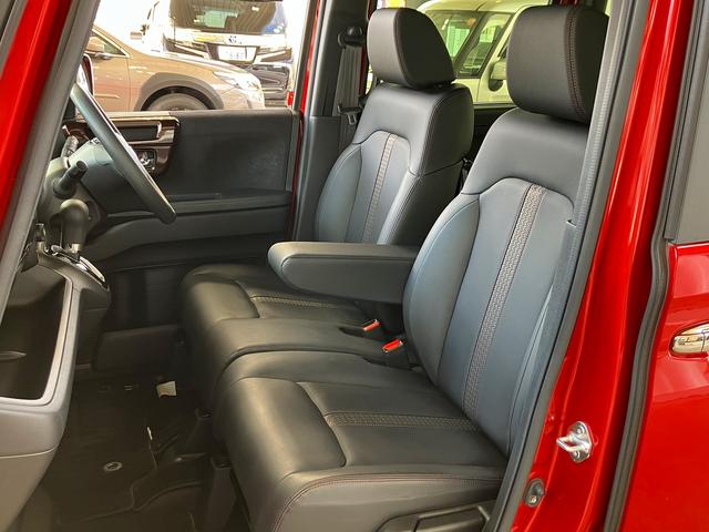 Ｎ－ＢＯＸカスタム Ｌ　コーディネイトスタイル／赤黒ツートンカラー　１オーナー禁煙車　ナビ　ＴＶ　ＤＶＤ　Ｂｌｕｅｔｏｏｔｈ　バックカメラ　ＥＴＣ　前席シートヒーター＆専用合皮シート　両側電動スライドドア　スマートキー（5枚目）