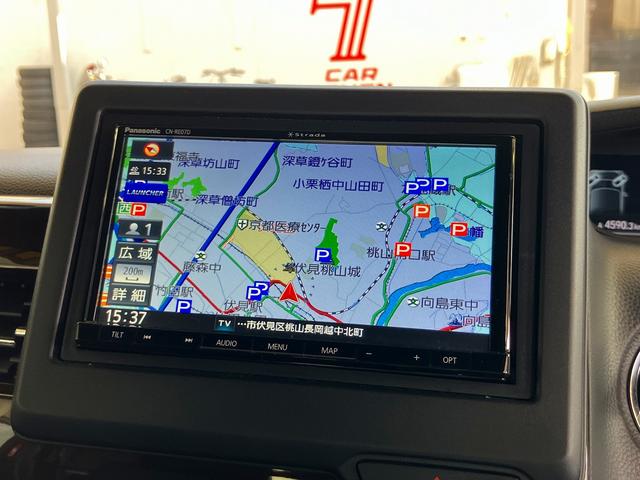 Ｎ－ＢＯＸカスタム Ｌ　コーディネイトスタイル／赤黒ツートンカラー　１オーナー禁煙車　ナビ　ＴＶ　ＤＶＤ　Ｂｌｕｅｔｏｏｔｈ　バックカメラ　ＥＴＣ　前席シートヒーター＆専用合皮シート　両側電動スライドドア　スマートキー（9枚目）