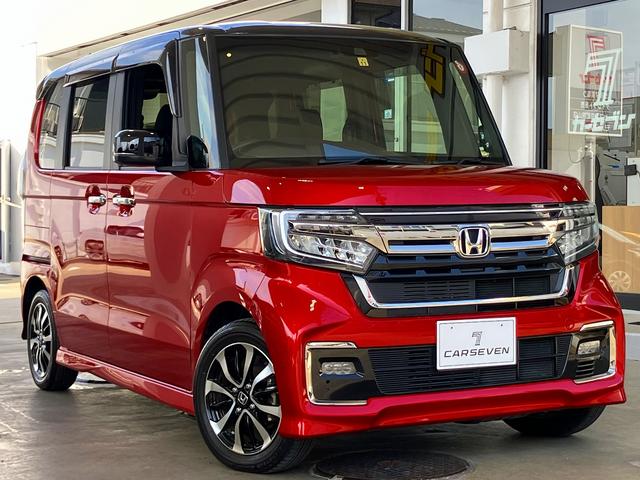 Ｎ－ＢＯＸカスタム Ｌ　コーディネイトスタイル／赤黒ツートンカラー　１オーナー禁煙車　ナビ　ＴＶ　ＤＶＤ　Ｂｌｕｅｔｏｏｔｈ　バックカメラ　ＥＴＣ　前席シートヒーター＆専用合皮シート　両側電動スライドドア　スマートキー（15枚目）