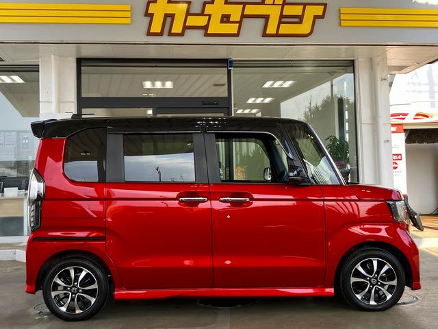 Ｎ－ＢＯＸカスタム Ｌ　コーディネイトスタイル／赤黒ツートンカラー　１オーナー禁煙車　ナビ　ＴＶ　ＤＶＤ　Ｂｌｕｅｔｏｏｔｈ　バックカメラ　ＥＴＣ　前席シートヒーター＆専用合皮シート　両側電動スライドドア　スマートキー（17枚目）
