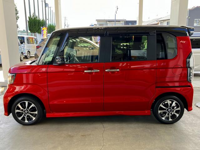 Ｎ－ＢＯＸカスタム Ｌ　コーディネイトスタイル／赤黒ツートンカラー　１オーナー禁煙車　ナビ　ＴＶ　ＤＶＤ　Ｂｌｕｅｔｏｏｔｈ　バックカメラ　ＥＴＣ　前席シートヒーター＆専用合皮シート　両側電動スライドドア　スマートキー（47枚目）