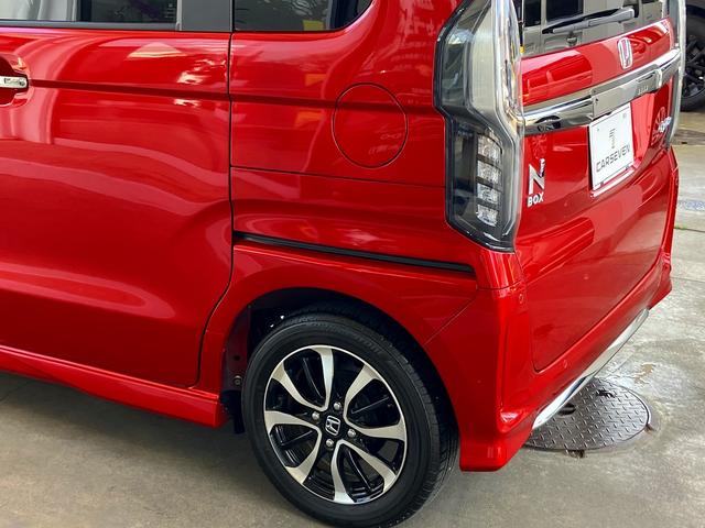 Ｎ－ＢＯＸカスタム Ｌ　コーディネイトスタイル／赤黒ツートンカラー　１オーナー禁煙車　ナビ　ＴＶ　ＤＶＤ　Ｂｌｕｅｔｏｏｔｈ　バックカメラ　ＥＴＣ　前席シートヒーター＆専用合皮シート　両側電動スライドドア　スマートキー（55枚目）