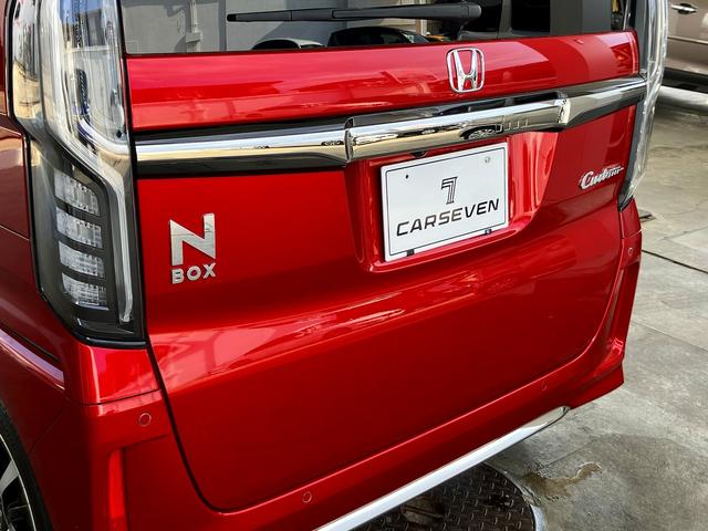 Ｎ－ＢＯＸカスタム Ｌ　コーディネイトスタイル／赤黒ツートンカラー　１オーナー禁煙車　ナビ　ＴＶ　ＤＶＤ　Ｂｌｕｅｔｏｏｔｈ　バックカメラ　ＥＴＣ　前席シートヒーター＆専用合皮シート　両側電動スライドドア　スマートキー（62枚目）