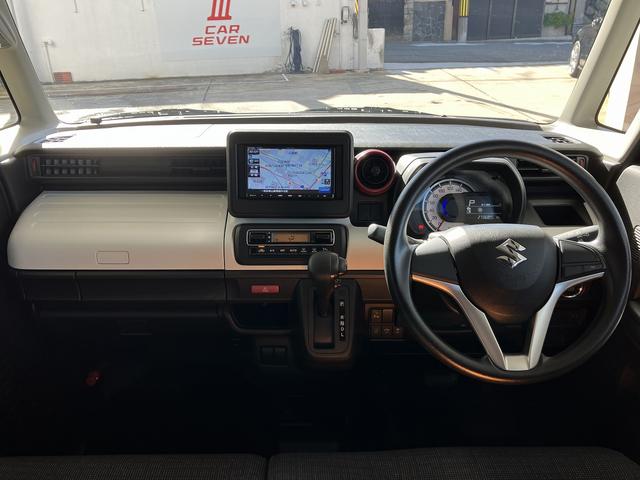 スペーシア ハイブリッドＧ　ユーザー買取車　禁煙車　ナビ　ＴＶ　Ｂｌｕｅｔｏｏｔｈ　ＥＴＣ　プッシュスタート＆スマートキー　スペアキー　両側スライドドア　衝突軽減ブレーキ　レーンアシスト　クリアランスソナー　オートライト（3枚目）