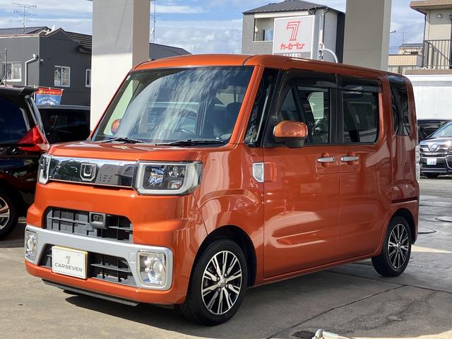 ウェイク X ファインセレクションSA ターボ 純正ナビ フルセグTV CD DVD SD Bluetooth バックカメラ ETC スマートキー 両側スライド・片側パワースライドドア 衝突軽減ブレーキ オート付LEDライト 純正アルミ(3枚目)