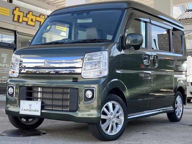 エブリイワゴン ＰＺターボ　ハイルーフ　ナビＴＶ　ＣＤ／ＤＶＤ　バックカメラ　ＥＴＣ　スズキセーフティサポート　左電動スライドドア　オートステップ　ＨＩＤライト　クリアランスソナー　シートヒーター　スマートキー　オートライト（45枚目）