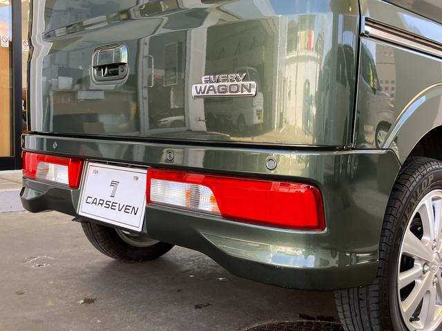 エブリイワゴン ＰＺターボ　ハイルーフ　ナビＴＶ　ＣＤ／ＤＶＤ　バックカメラ　ＥＴＣ　スズキセーフティサポート　左電動スライドドア　オートステップ　ＨＩＤライト　クリアランスソナー　シートヒーター　スマートキー　オートライト（58枚目）