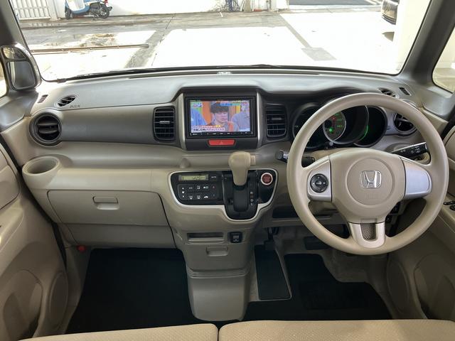 Ｎ－ＢＯＸ Ｇ・Ｌパッケージ　禁煙車　電動スライドドア　ＥＴＣ　ナビ　ＴＶ　ドラレコ　バックカメラ　ドライブレコーダー　１４インチアルミホイール　オートエアコン　スマートキー　ＨＩＤ　電動格納式ミラー　Ｂｌｕｅｔｏｏｔｈ（3枚目）