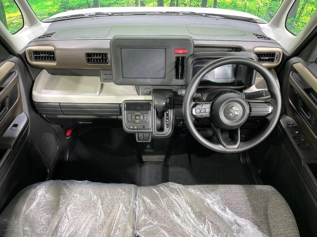 スペーシア ハイブリッドＧ　届出済未使用車　スズキセーフティサポート　スマートキー＆プッシュスタート　ＬＥＤヘッドライト　コーナーセンサー　両側スライドドア　オートマチックハイビーム　車線逸脱警報　誤発進抑制機能（2枚目）