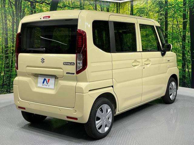 スペーシア ハイブリッドＧ　届出済未使用車　スズキセーフティサポート　スマートキー＆プッシュスタート　ＬＥＤヘッドライト　コーナーセンサー　両側スライドドア　オートマチックハイビーム　車線逸脱警報　誤発進抑制機能（17枚目）