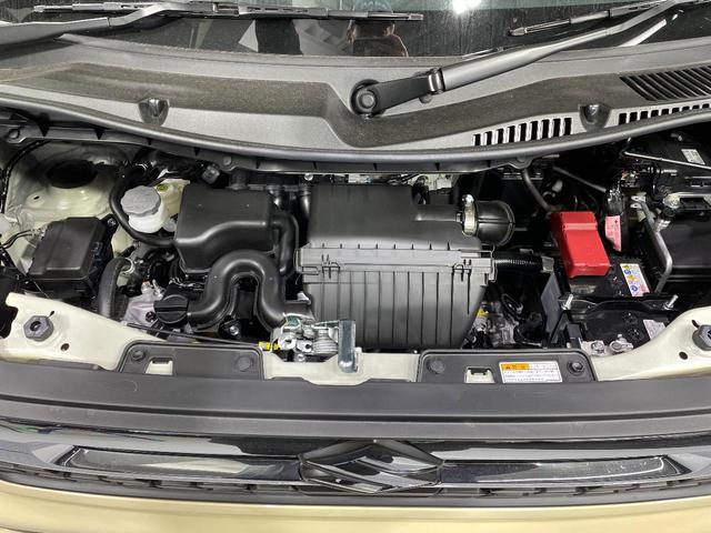 スペーシア ハイブリッドＧ　届出済未使用車　スズキセーフティサポート　スマートキー＆プッシュスタート　ＬＥＤヘッドライト　コーナーセンサー　両側スライドドア　オートマチックハイビーム　車線逸脱警報　誤発進抑制機能（18枚目）
