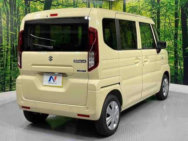 スペーシア ハイブリッドＧ　届出済未使用車　スズキセーフティサポート　スマートキー＆プッシュスタート　ＬＥＤヘッドライト　コーナーセンサー　両側スライドドア　オートマチックハイビーム　車線逸脱警報　誤発進抑制機能（17枚目）