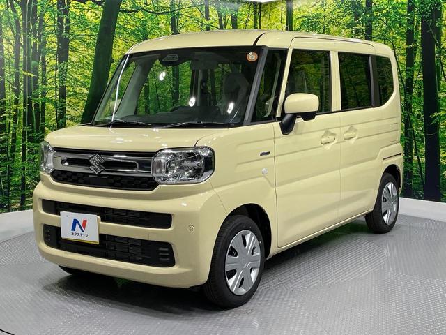 スペーシア ハイブリッドＧ　届出済未使用車　スズキセーフティサポート　スマートキー＆プッシュスタート　ＬＥＤヘッドライト　コーナーセンサー　両側スライドドア　オートマチックハイビーム　車線逸脱警報　誤発進抑制機能（37枚目）