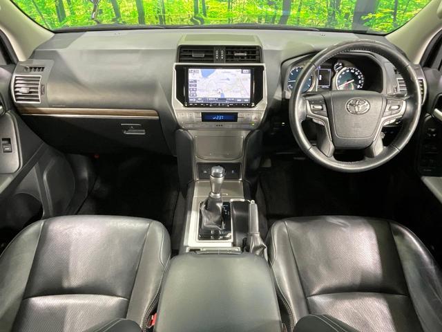 ランドクルーザープラド TX Lパッケージ 4WD ALPINE9型ナビ 禁煙車 レーダークルーズコントロール バックカメラ ETC ドラレコ シートベンチレーション 前席パワーシート クリアランスソナー LEDヘッドライト 純正19インチAW(2枚目)