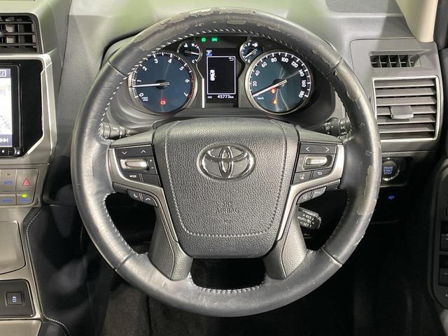 ランドクルーザープラド TX Lパッケージ 4WD ALPINE9型ナビ 禁煙車 レーダークルーズコントロール バックカメラ ETC ドラレコ シートベンチレーション 前席パワーシート クリアランスソナー LEDヘッドライト 純正19インチAW(11枚目)