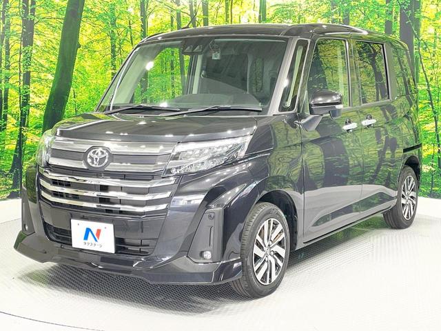 ルーミー カスタムG 両側電動ドア 9型ディスプレイオーディオ バックカメラ 衝突被害軽減システム レーダークルーズ 禁煙車 ドラレコ コーナーセンサー スマートキー LEDヘッド ETC 純正アルミホイール(49枚目)